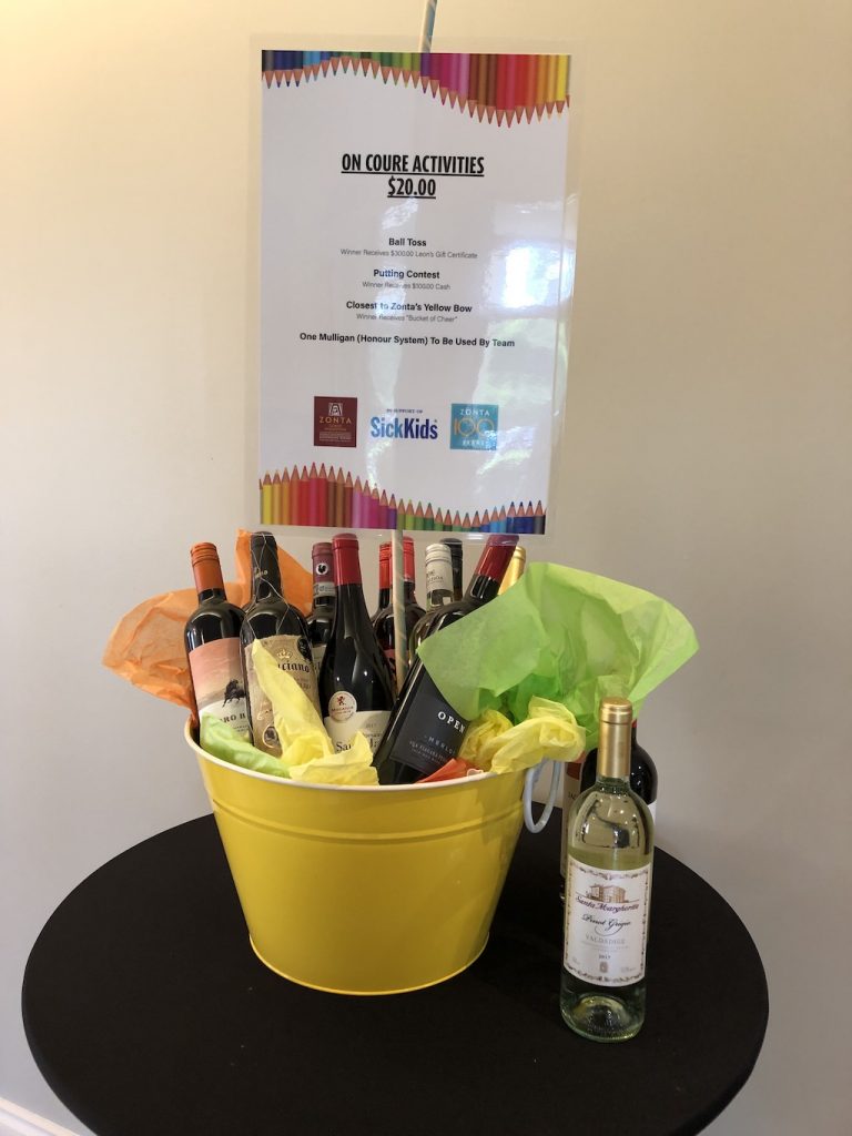 Zonta Golf Classic Wine Prize